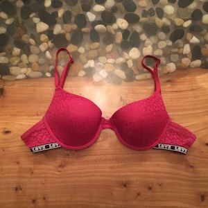 Maroon  RUE 21 "LOVE" bra 34B